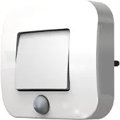 Osram LED-stikkontaktnattlampe LUNETTA HALL PIR-sensor hvit