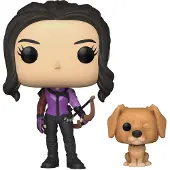 Funko POP! Hawkeye Kate Bishop Med Lucky The Pizza Dog-figur