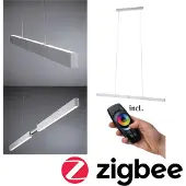 Paulmann LED-hengelampe Aptare, aluminium, 2700 K, smart, dimbar.
