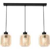 Eko-Light Hengelampe Sombra, rav, 3 lyskilder, lang