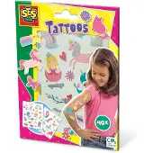 SES Creative - Tatoveringer - 40 stk. - Eventyr - - OneSize - Tatoveringer