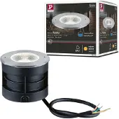 Paulmann Vanea LED-gulvlampe for innfelt montering IP67, Ø 10cm