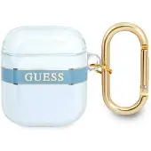 GUESS GUA2HHTSB AirPods-deksel blå/blå Strap Collection