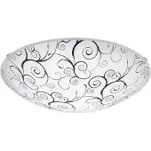 Eglo MARGITTA 1 wall / ceiling light white black clear