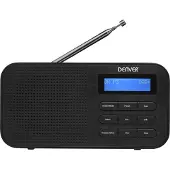 Denver DAB-42 - Bærbar DAB-radio - 1 watt - svart