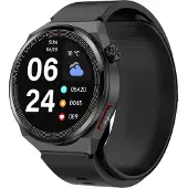 INF Smartklokke-puls, blodtrykk/oksygen, søvn, IP67, 1,69" berøringsskjerm Black