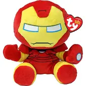 TY Kosedyr - Marvel Iron Mann - 18 cm - - OneSize - Kosedyr