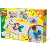 SES Creative Pinner - 100 stk. - Mosaikkplate - - OneSize - Kreativt leker