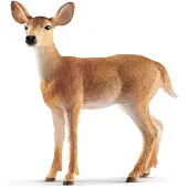 Schleich Dyr - Virginia hjort Hind - H: 8 cm 14819 - - OneSize - Lekedyr