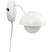Dyberg Larsen Rose vegglampe hvit blank