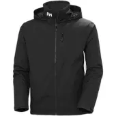 Helly Hansen for man. 34442 Sailing jacket with hood and midlayer black (L), Casual, Polyester, Long sleeve