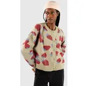 24COLOURS 41328 Strawberry Knitted Cardigan grønn