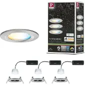 Paulmann 92443 LED taklampe/innfelt lys (RGB) 6 W jern (børstet)