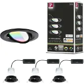 Paulmann 92437 LED-taklampe 6 W svart (matt)