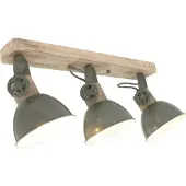 Steinhauer Downlight Gearwood, 3 lyskilder grønn