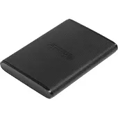 Transcend ESD270C - SSD - kryptert - 250 GB - ekstern (bærbar) - USB 3.1 Gen 2 (USB-C kontakt) - 256-bit AES - svart