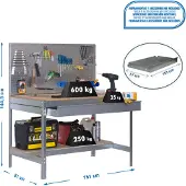Simonwork (bancos De Trabajo) Bt2 Box Metallhylle 1445x1510x610 Mm