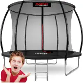 Neo-Sport 8 fot/252 cm trampoline med innerrist