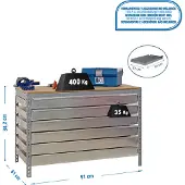 Simonwork (bancos De Trabajo) Bt5 6box Arbeidsbenk 842x910x610 Mm