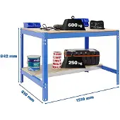 Simonwork (bancos De Trabajo) Bt0 Metallhylle 842x1510x610 Mm