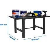 Simonwork (bancos De Trabajo) Bt6 Metallhylle 830x1800x730 Mm