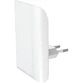 Osram LED-stikkontaktnattlampe LUNETTA GLOW hvit plast