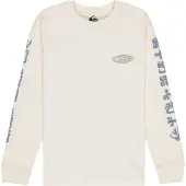 Quiksilver Evo Border Lines Kids Longsleeve T-Shirt hvit