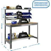 Simon Rack Simonwork (bancos De Trabajo) Bt1 Arbeidsbenk 1445x910x610 Mm