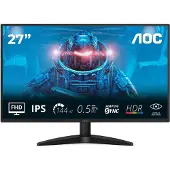 AOC 27B36X, 68,6 cm (27), 1920 x 1080 piksler, Full HD, LED, 0,5 ms, Sort