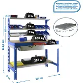 Simonwork (bancos De Trabajo) Bt1 Box Arbeidsbenk 1445x1210x610 Mm