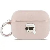 Karl Lagerfeld Monogram Karl Head-etui for AirPods Pro 3 - Rosa