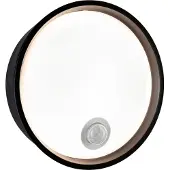 Paulmann Platomo utendørs LED-vegglampe sensor svart