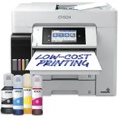 Epson EcoTank Pro ET-5885 - Multifunksjonsskriver - farge - ink-jet - ITS - A4/Legal (medie) - opp til 25 spm (trykking) - 250 ark - 33.6 kbps - USB, LAN, Wi-Fi, USB-vert, NFC