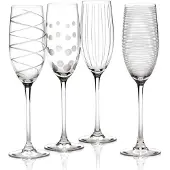MIKASA Sett Med 4 Champagneglass