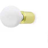 Faro Ten - minimalistisk vegglampe, satinert gull