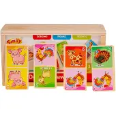SMILYPLAY Smily Play Domino av tre Smily Play-dyr
