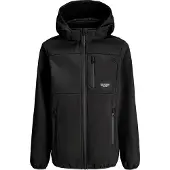 Jack & Jones Kids Softshell Jakke m. Fleece - Noos - JJTheo - Svart - - 8 år (128) - Softshell