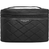 Gillian Jones Urban Travel Box Black Quilt Black Skjønnhetstilbehørssett
