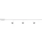 Eglo EASYT skinne-set m/3 GU10 spots + tilkobling, hvit