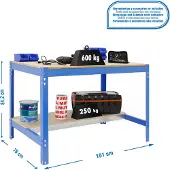 Simonwork (bancos De Trabajo) Bt0 Metallhylle 842x1510x760 Mm