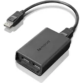 Lenovo - DisplayPort-adapter - DisplayPort (hann) til DisplayPort (hunn) - for ThinkCentre M75s Gen 2; M75t Gen 2; ThinkEdge SE30; SE50; ThinkStati...