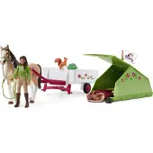 Schleich Horse Club - 23 x 14 - Sarah's Camping Excursion 42533 - - OneSize - Lekefigur