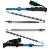 Black Diamond Distance Carbon FLZ trekkingstav, unisex, sammenleggbar, 125-140 cm