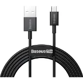 Baseus Superior MicroUSB Rask Lading Datakabel - 2m - Svart