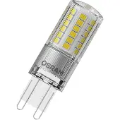 Osram LED STAR - LED-lyspære - klar finish - G9 - 4.8 W (ekvivalent 50 W) - klasse E - varmt hvitt lys - 2700 K