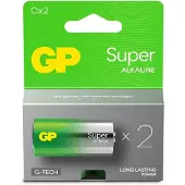 GP Super Alkaline Batteri C/LR14/14A 2-pakk