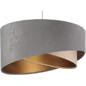 Maco Design Pendellampe Vivien i tre farger: grå/beige/gull