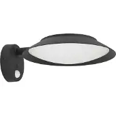 Eglo LED-vegglampe Cerrisi, bredde 10,5 cm, svart, sensor