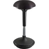Unilux Kontorstol MOOVE - ergonomisk ståstol sort/stål
