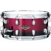 Tama 14 x 6.5 Walnut Birch Snare Drum Molten Raspberry Fade